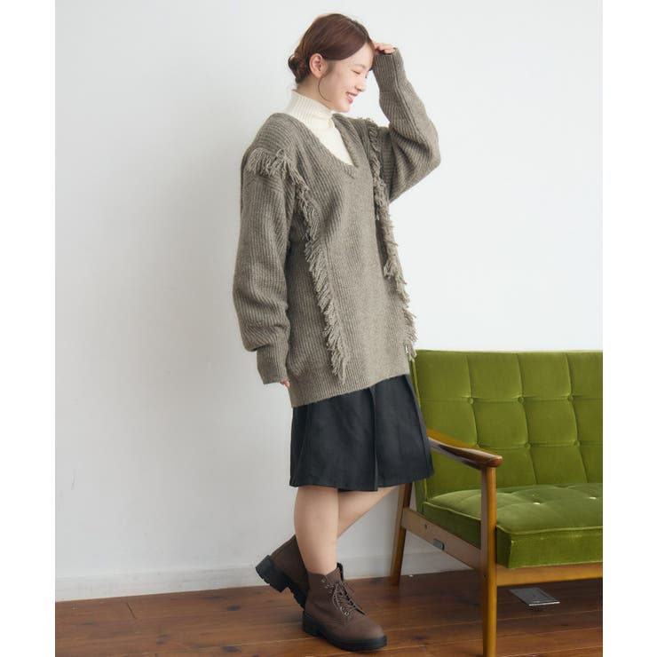 VネックチュニックNT | RETRO GIRL | 詳細画像5 