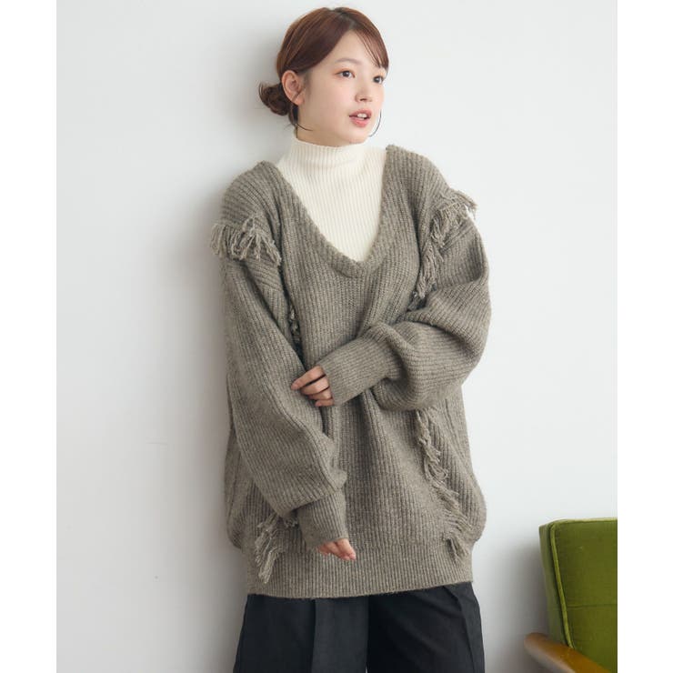 VネックチュニックNT | RETRO GIRL | 詳細画像8 