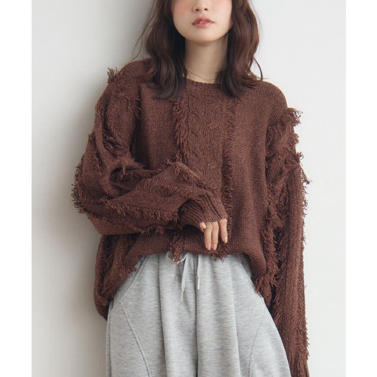 BRN0 | ミックスフリンジNTPO | RETRO GIRL