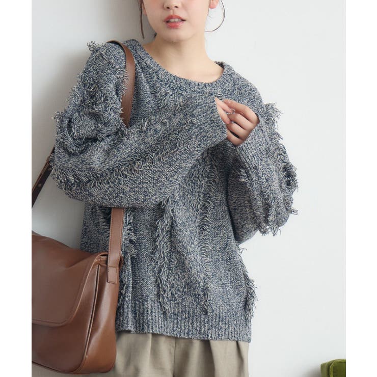 BLU0 | ミックスフリンジNTPO | RETRO GIRL