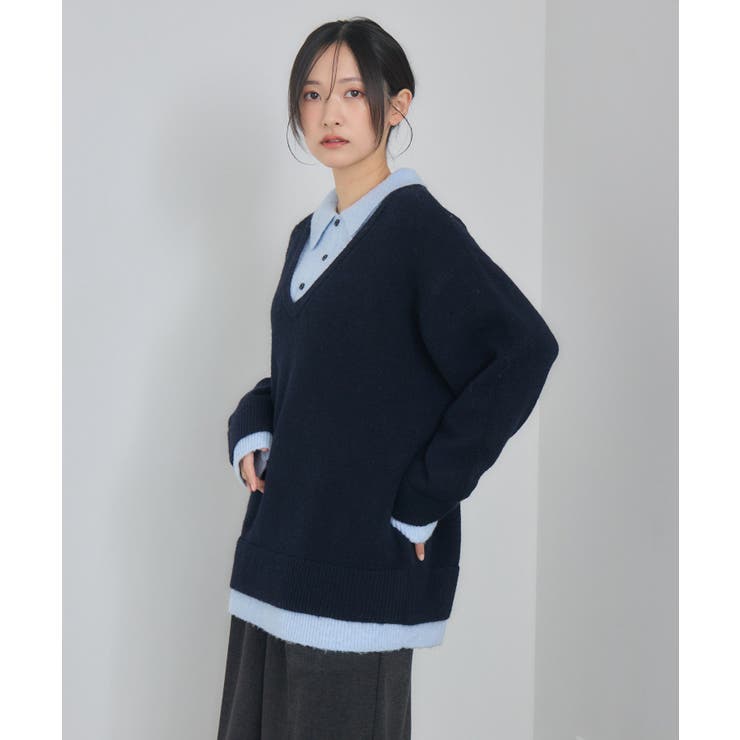 レイヤード風襟付きNT | RETRO GIRL | 詳細画像11 