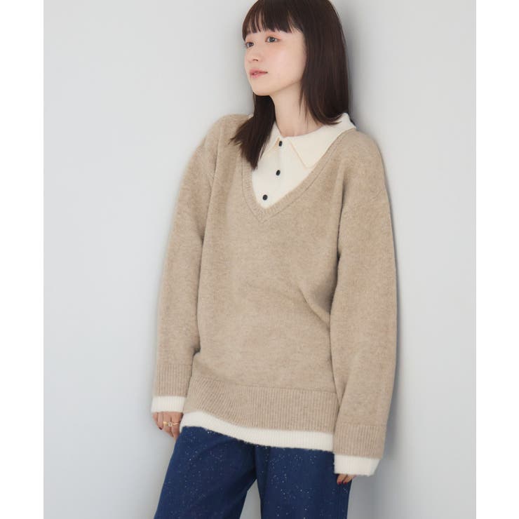 レイヤード風襟付きNT | RETRO GIRL | 詳細画像23 