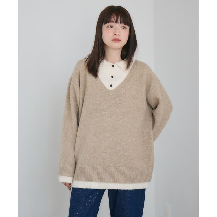 レイヤード風襟付きNT | RETRO GIRL | 詳細画像28 