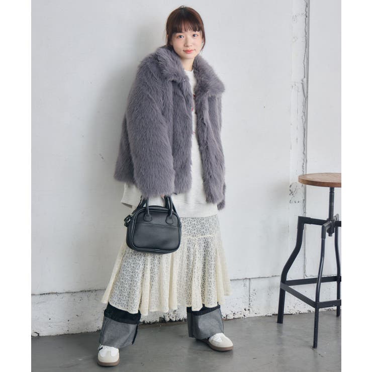 スタンドカラーFファーBZ | RETRO GIRL | 詳細画像12 