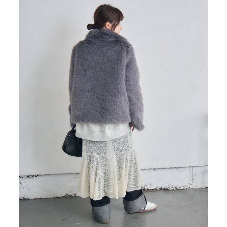 スタンドカラーFファーBZ | RETRO GIRL | 詳細画像14 
