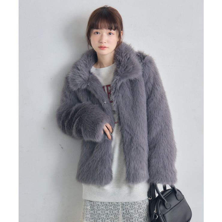 スタンドカラーFファーBZ | RETRO GIRL | 詳細画像16 