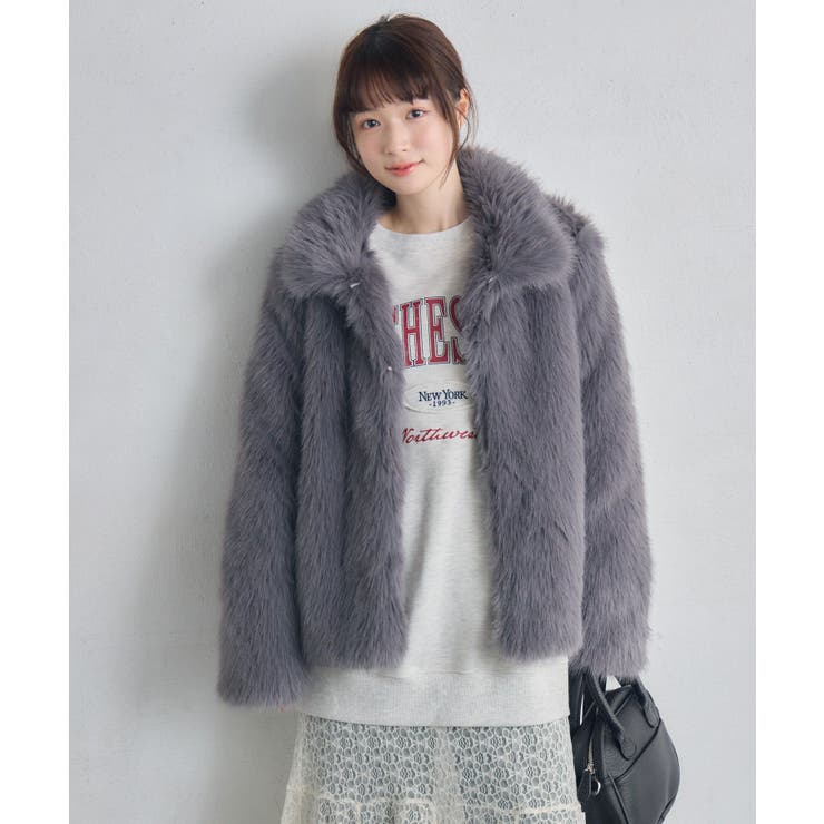 スタンドカラーFファーBZ | RETRO GIRL | 詳細画像17 