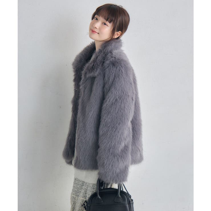 スタンドカラーFファーBZ | RETRO GIRL | 詳細画像20 