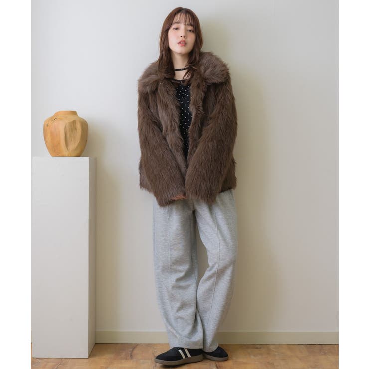 スタンドカラーFファーBZ | RETRO GIRL | 詳細画像25 