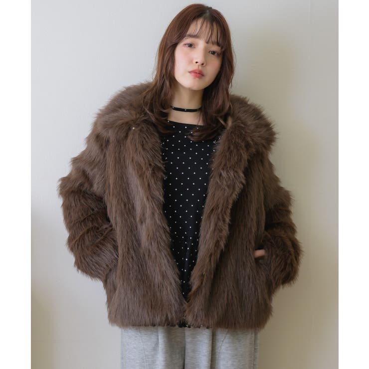 スタンドカラーFファーBZ | RETRO GIRL | 詳細画像29 