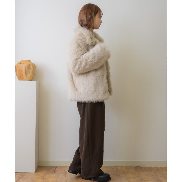 スタンドカラーFファーBZ | RETRO GIRL | 詳細画像3 