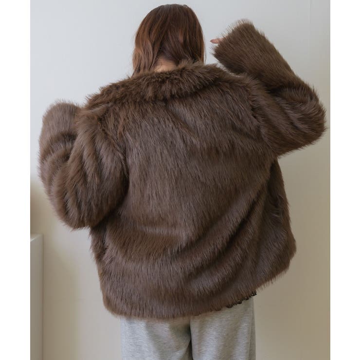 スタンドカラーFファーBZ | RETRO GIRL | 詳細画像33 