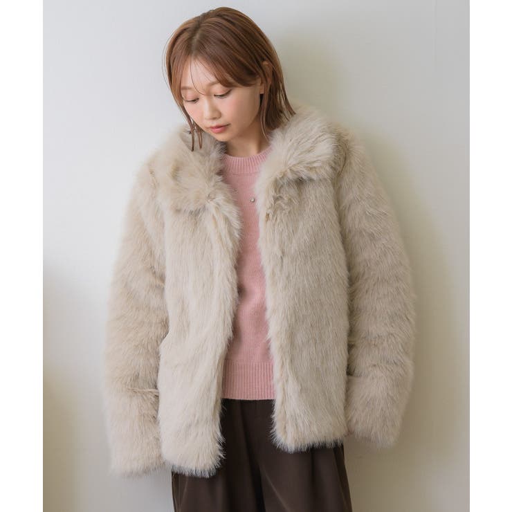 スタンドカラーFファーBZ | RETRO GIRL | 詳細画像7 