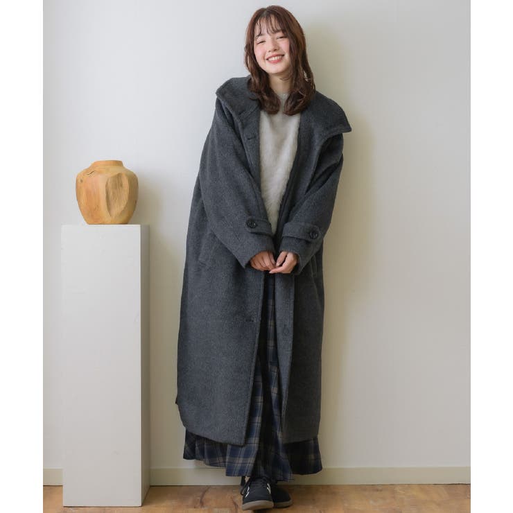 シャギーロングコート | RETRO GIRL | 詳細画像12 