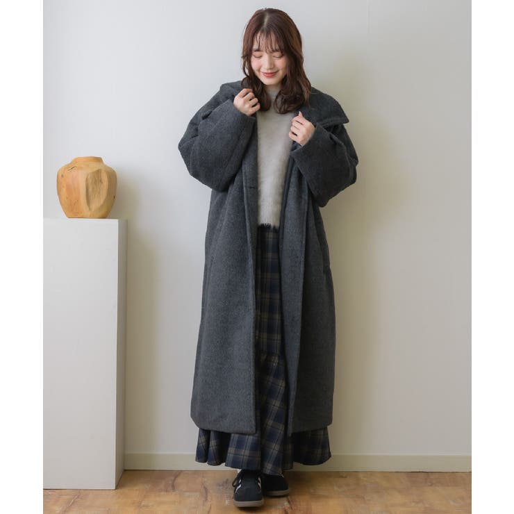 シャギーロングコート | RETRO GIRL | 詳細画像13 
