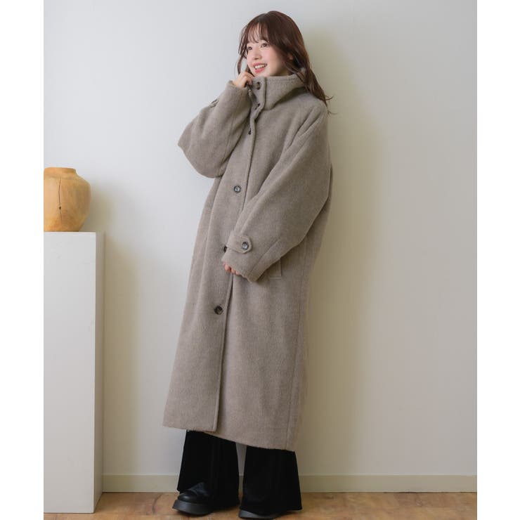 シャギーロングコート | RETRO GIRL | 詳細画像7 