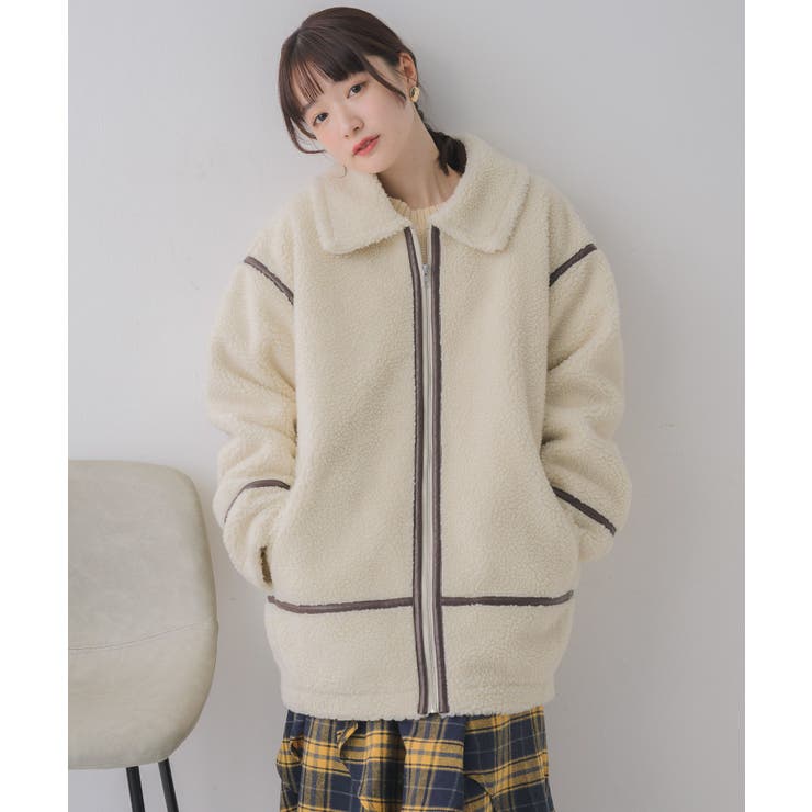 ボアコクーンジャケット | RETRO GIRL | 詳細画像10 