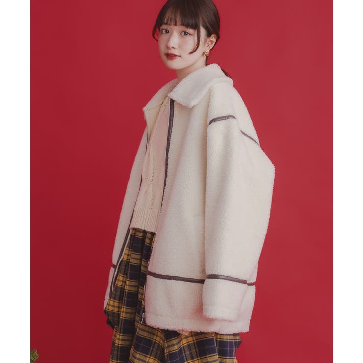 ボアコクーンジャケット | RETRO GIRL | 詳細画像13 