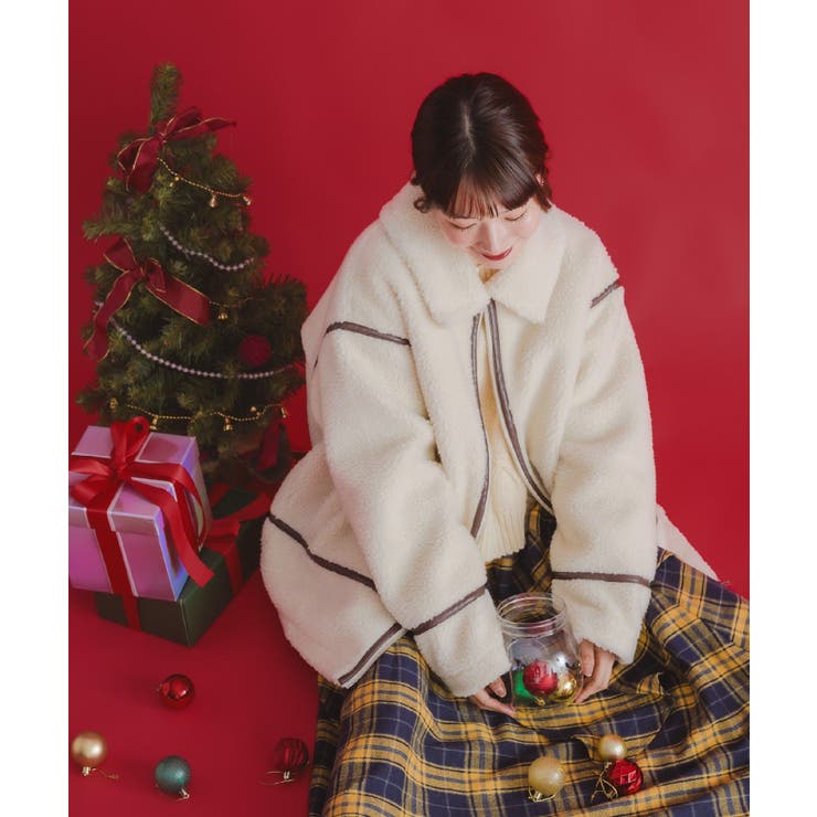 ボアコクーンジャケット | RETRO GIRL | 詳細画像18 