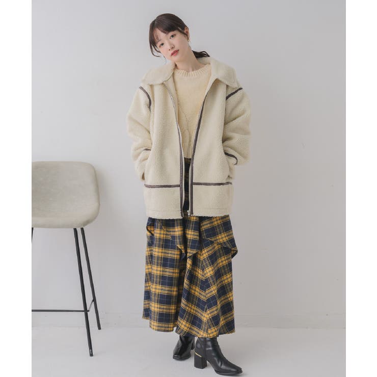 ボアコクーンジャケット | RETRO GIRL | 詳細画像2 