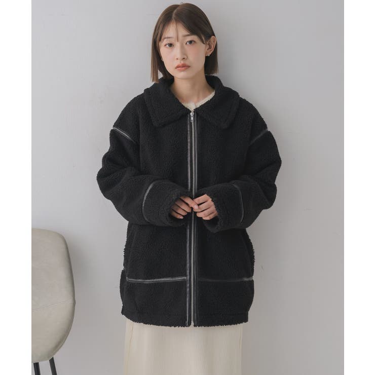 ボアコクーンジャケット | RETRO GIRL | 詳細画像24 