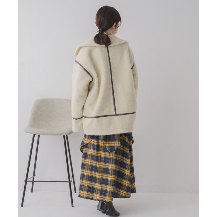 ボアコクーンジャケット | RETRO GIRL | 詳細画像4 