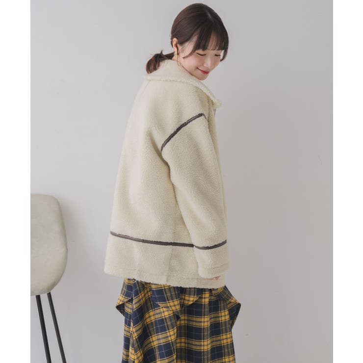 ボアコクーンジャケット | RETRO GIRL | 詳細画像7 