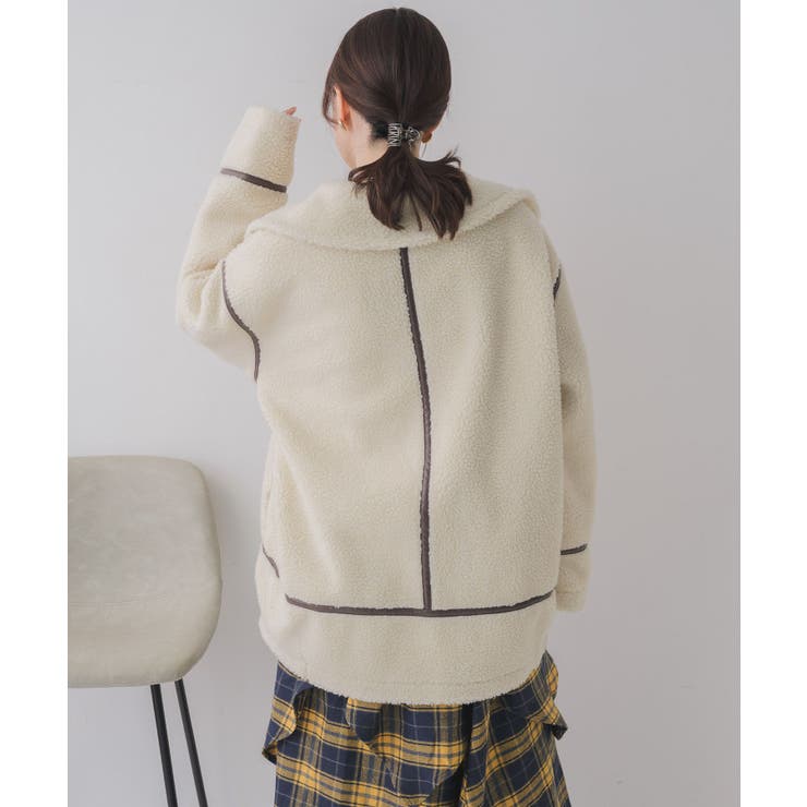 ボアコクーンジャケット | RETRO GIRL | 詳細画像8 