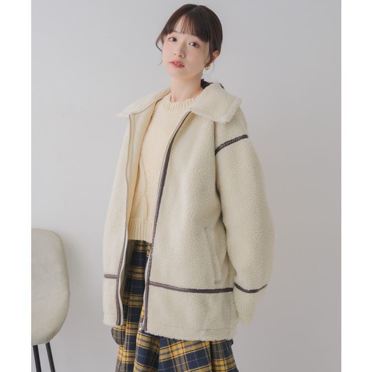 ボアコクーンジャケット | RETRO GIRL | 詳細画像9 