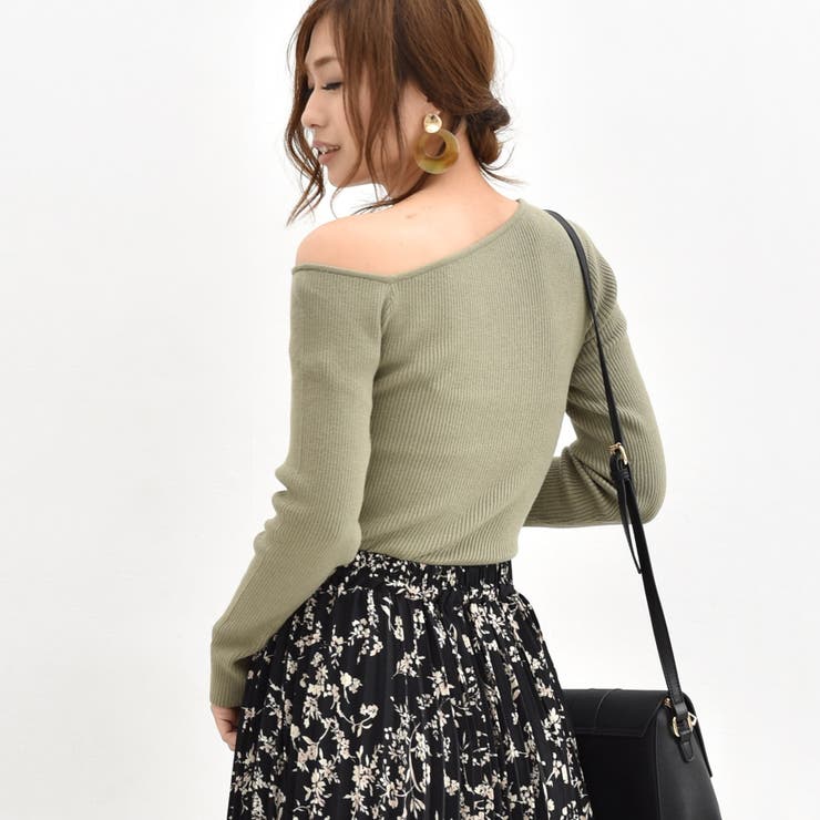 ○RETRO GIRL○ アシメネックリブNT[品番：RTGW0001614]｜RETRO GIRL