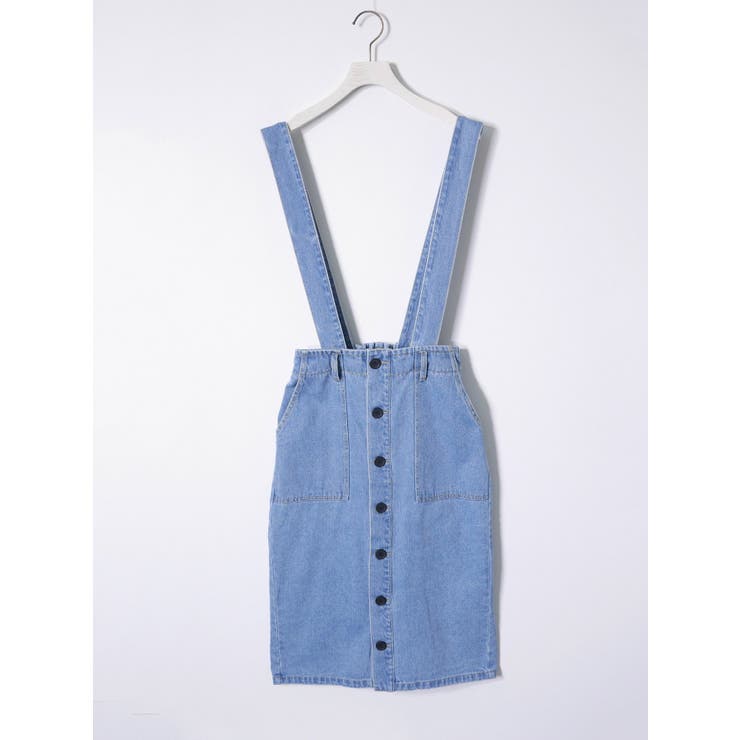 ライトブルー | サス付きタイトスカート | RETRO GIRL