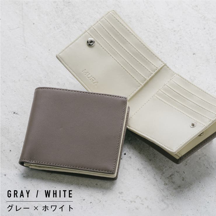 二つ折り財布 イタリアンレザー プレゼント | MURA | 詳細画像6 