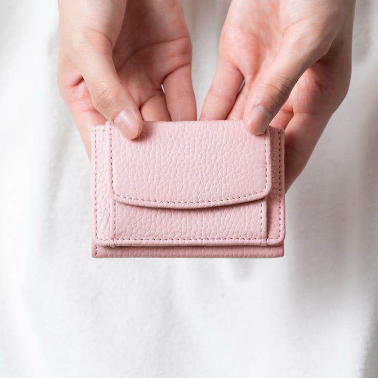 イタリア製シュリンクレザー スキミング防止機能付き ミニ財布 三