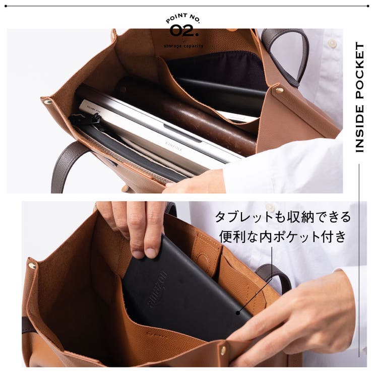 シュリンクレザー 本革 a4 大容量 トートバッグ[品番