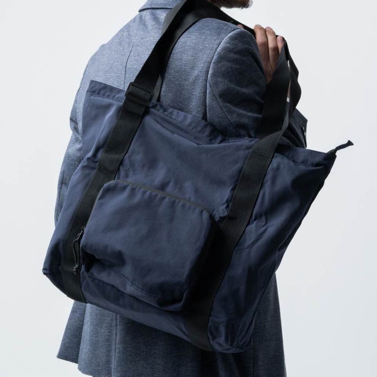 ネイビー | 形状記憶ポリエステル使用 撥水 軽量 | MURA