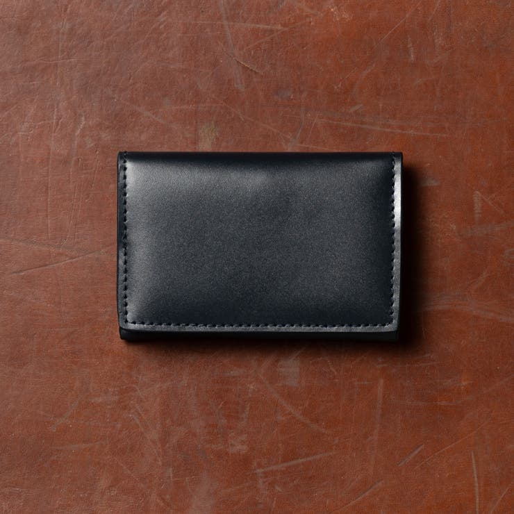 ダークネイビー | コインケース 日本製 スナップ使用 プレゼント 薄型 boxタイプ レザー | MURA