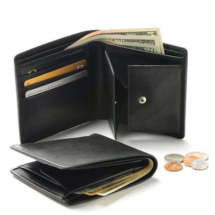 牛本革レザー 隠しポケット付 二つ折り財布 スリム 品番 Murb Mura ムラ のメンズ ファッション通販 Shoplist ショップリスト