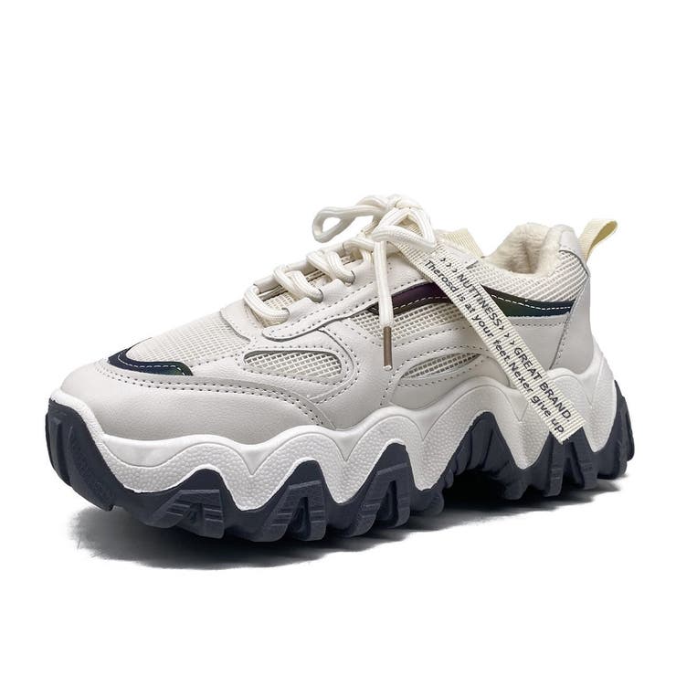 厚底 凹凸ボリュームソール ダッドスニーカー 約6 5 ソール 09 品番 Mtts Shoes In Closet シューズインクローゼット のレディースファッション通販 Shoplist ショップリスト