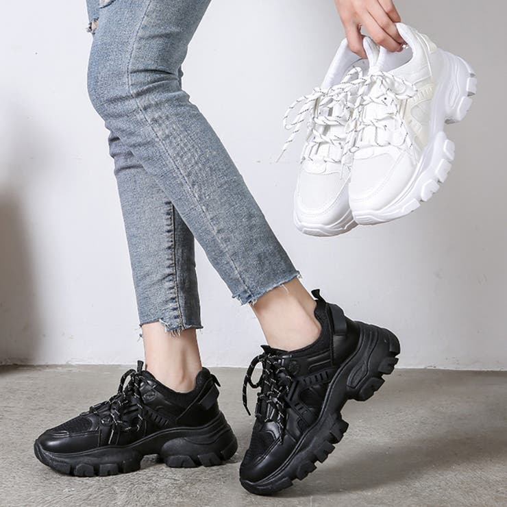 軽量厚底 ボリュームソール スニーカー 1475 品番 Mtts Shoes In Closet シューズインクローゼット のレディースファッション通販 毎日送料無料 Shoplist ショップリスト