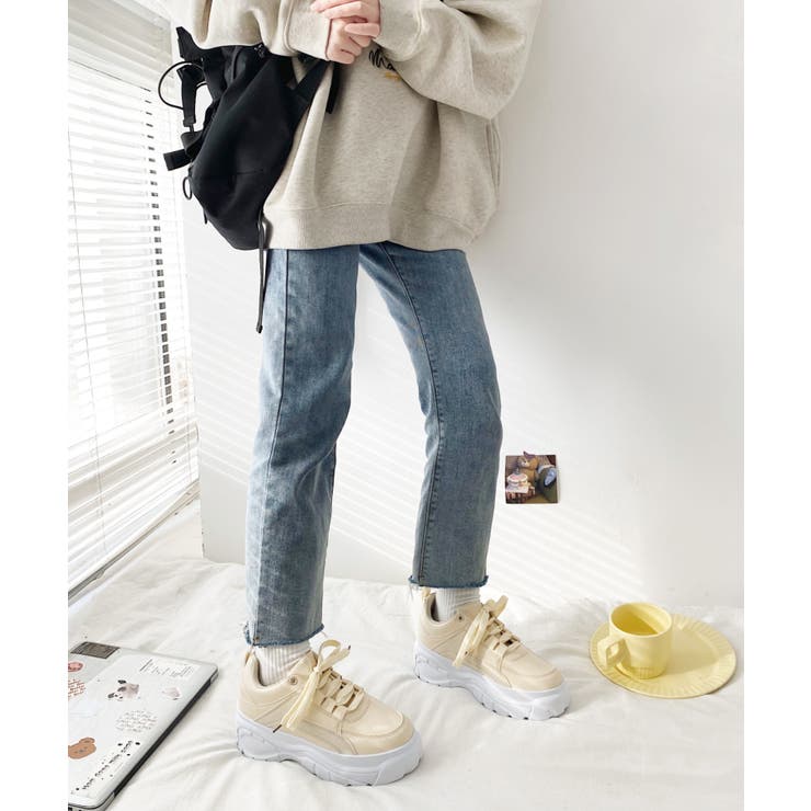 厚底 シンプル ボリュームスニーカー 1966/1488 | Shoes in Closet | 詳細画像4 