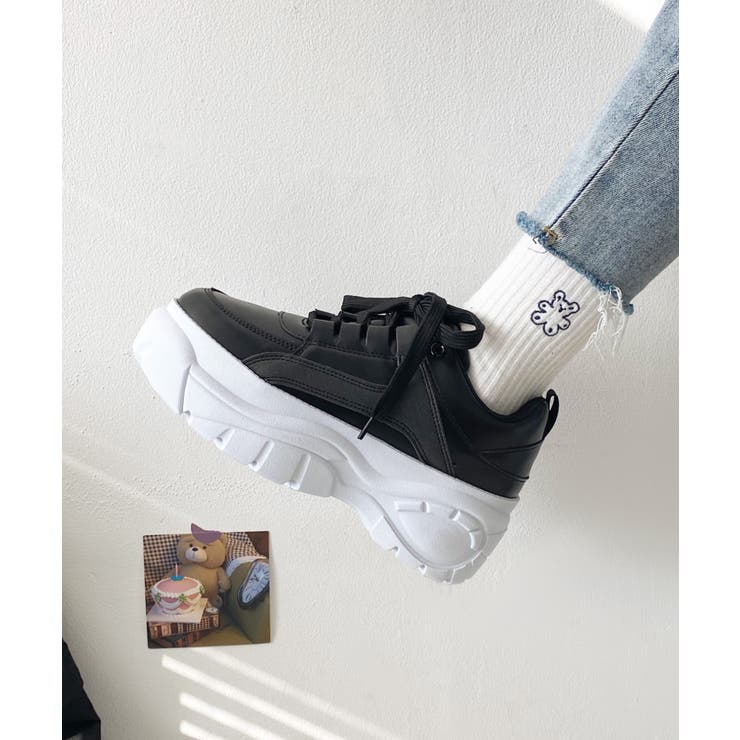 厚底 シンプル ボリュームスニーカー 1966/1488 | Shoes in Closet | 詳細画像6 