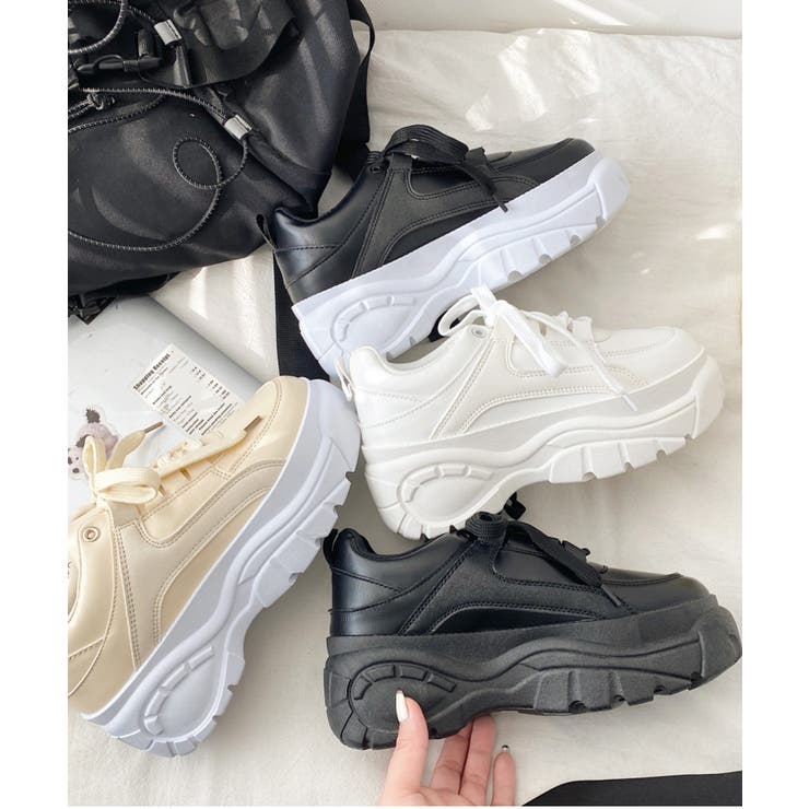 厚底 シンプル ボリュームスニーカー 1966/1488 | Shoes in Closet | 詳細画像3 