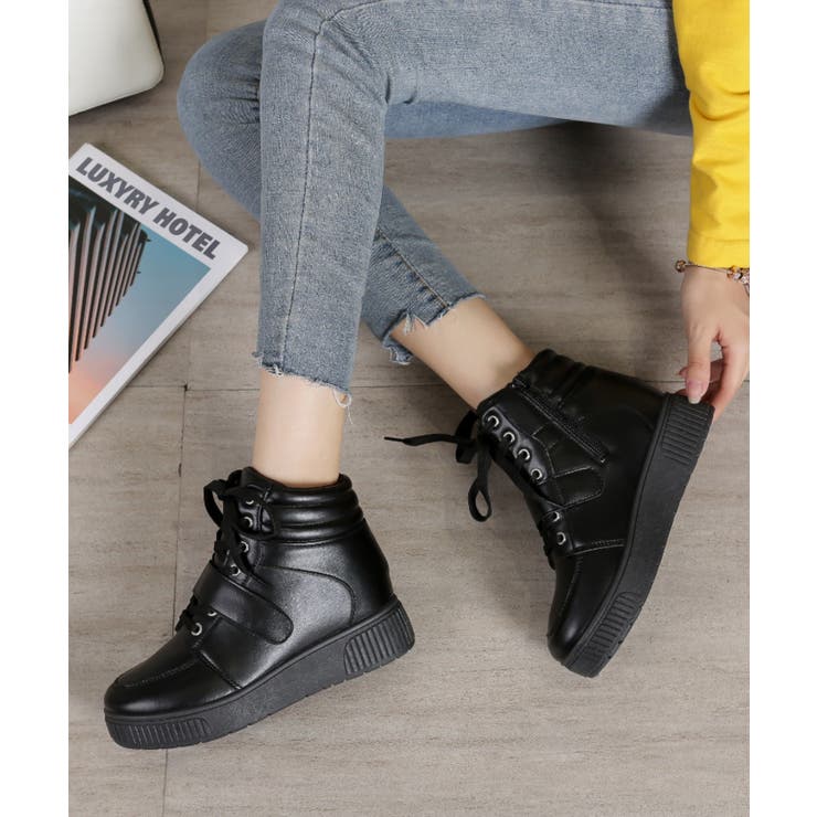 インヒール ハイカット スニーカー 1499[品番：MTTS0000485]｜Shoes in