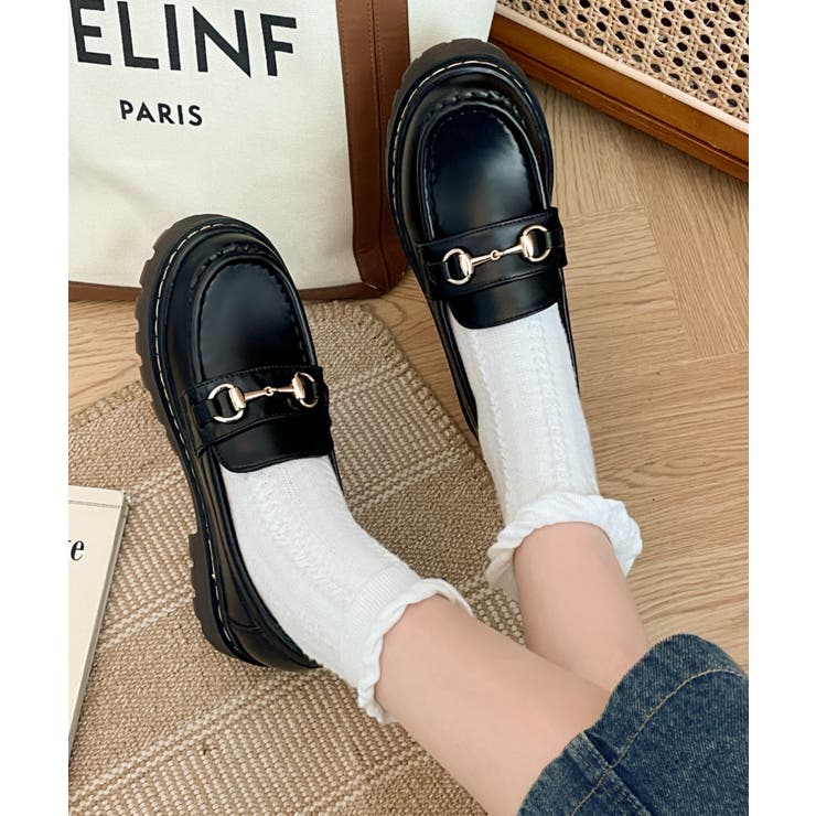厚底タンクソール ステッチ入り ビットローファー 1867 | Shoes in Closet | 詳細画像5 