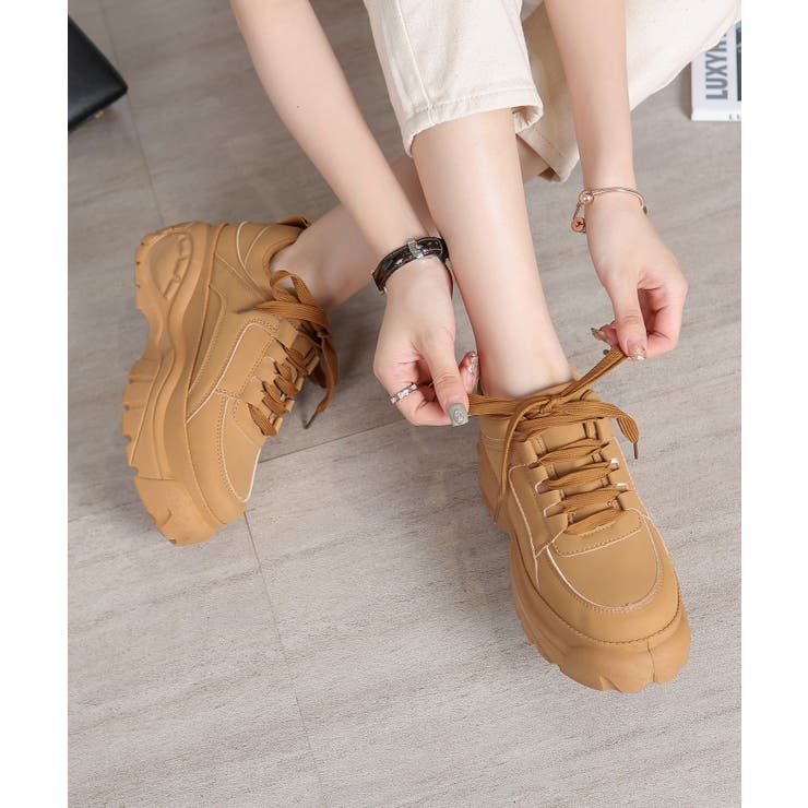 厚底 シンプル ダッドスニーカー 約6 5cmソール 1966 14 品番 Mtts Shoes In Closet シューズインクローゼット のレディースファッション通販 Shoplist ショップリスト
