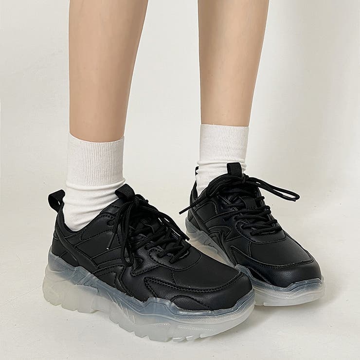 厚底 クリアソール ボリューム スニーカー 2426[品番：MTTS0002491]｜Shoes in Closet（シューズインクローゼット）の レディースファッション通販｜SHOPLIST（ショップリスト）