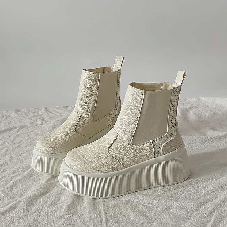 厚底 プラットフォーム スニーカーライク サイドゴア ブーツ 2444 | Shoes in Closet | 詳細画像11 