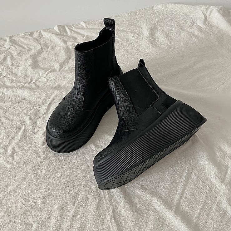 厚底 プラットフォーム スニーカーライク サイドゴア ブーツ 2444 | Shoes in Closet | 詳細画像5 