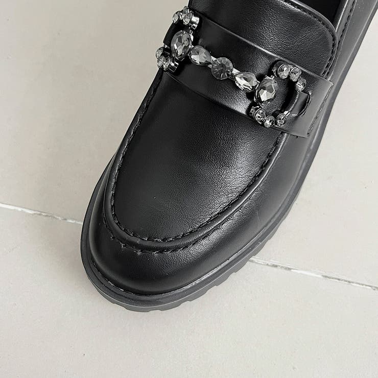 100%正規品 PECHINCHAR - ビジューバックルローファー - STORE