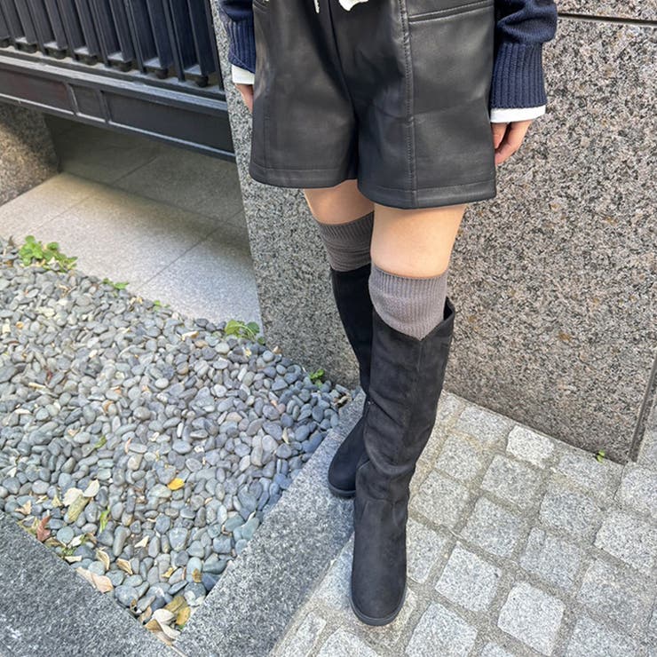 サイド ステッチライン ポイント ロングブーツ 2468 | Shoes in Closet | 詳細画像2 